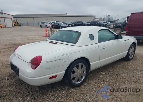 2002 Ford Thunderbird из США, поврежденный, VIN 1FAHP60A02Y127013